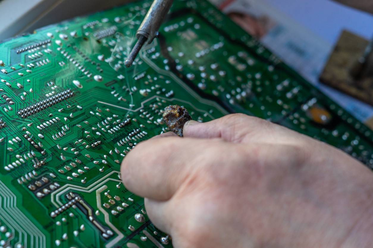 Soudure de composants CMS