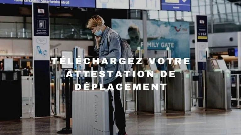 attestation de déplacement sur smartphone