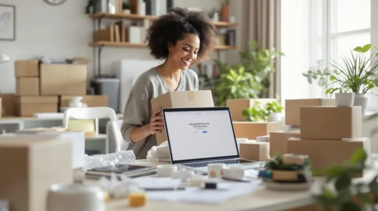 travailler à domicile emballage
