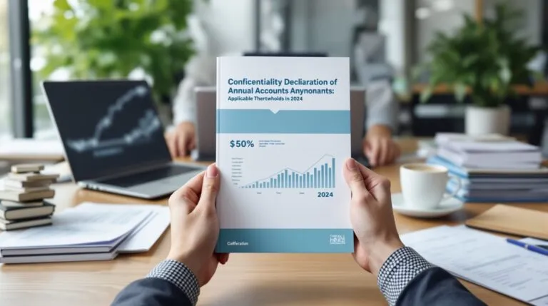 declaration de confidentialité des comptes annuels