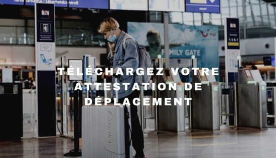 attestation de déplacement sur smartphone
