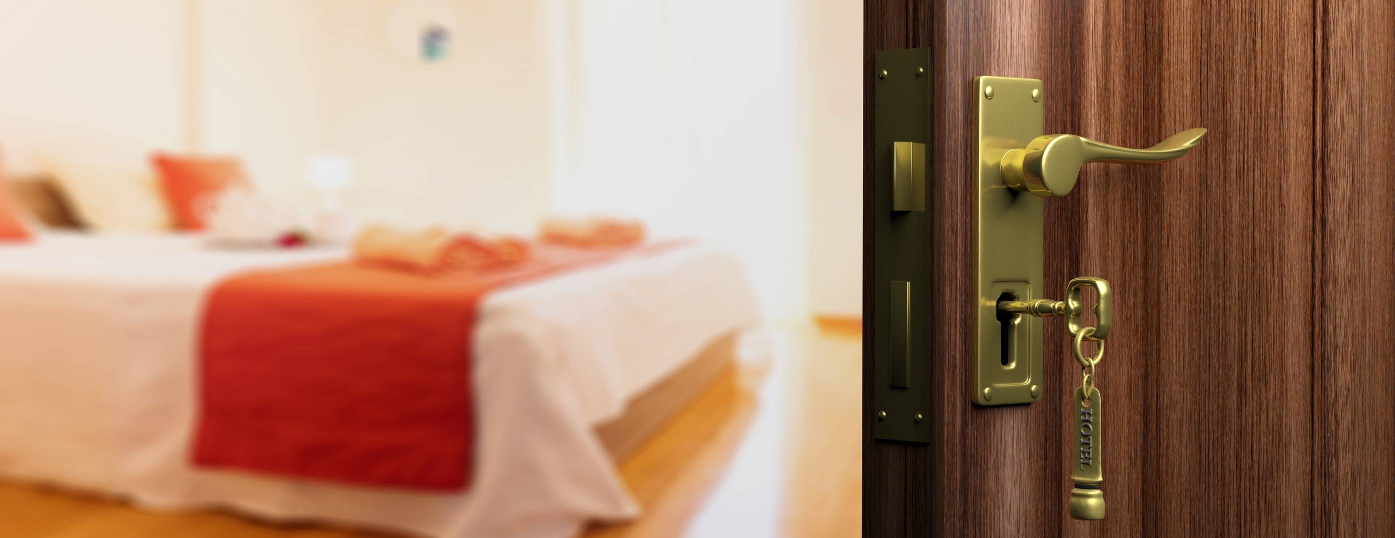 clé de chambre d'hôtel