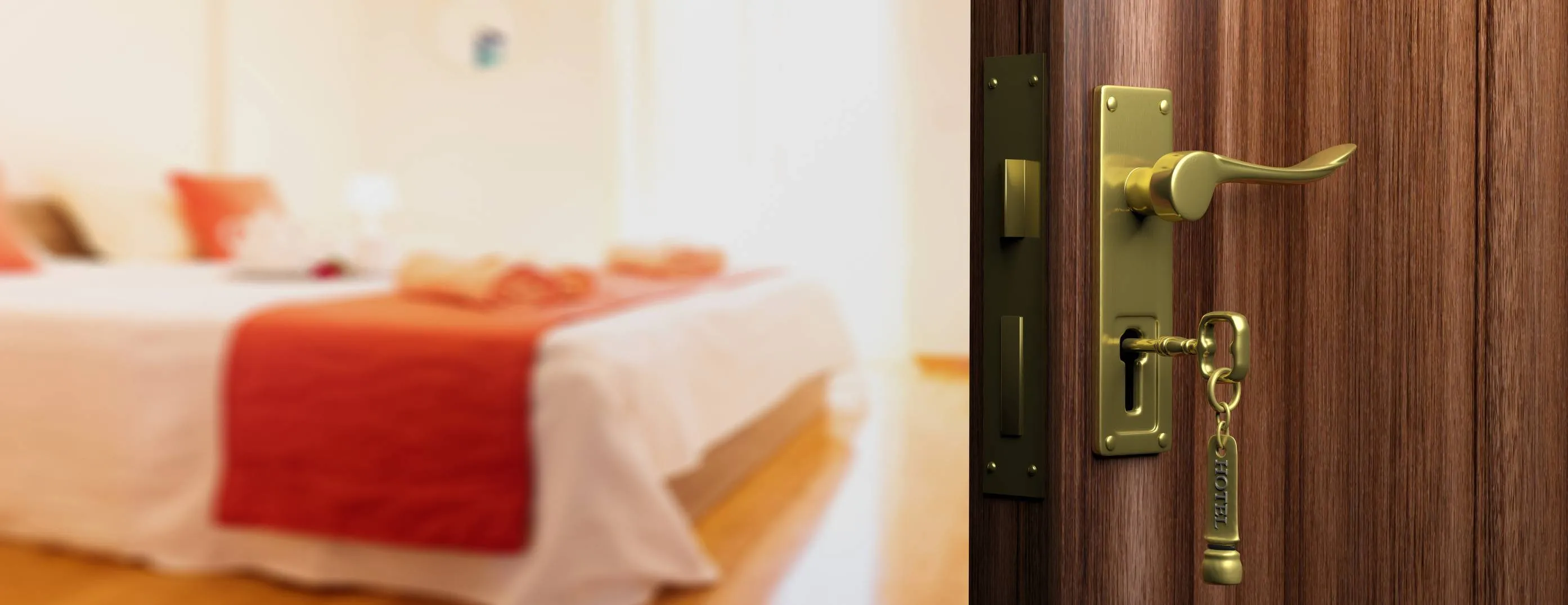clé de chambre d'hôtel