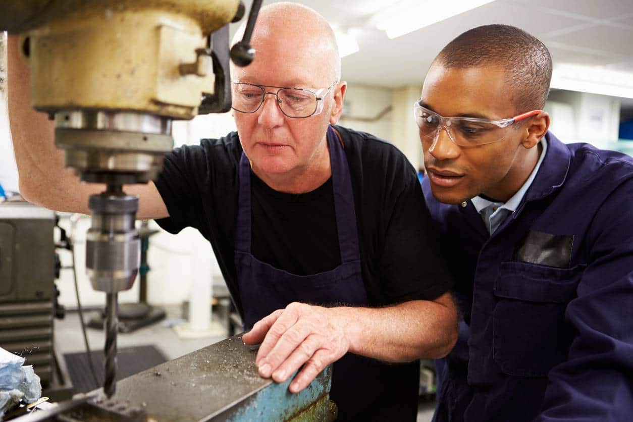 les outils dans un atelier pro