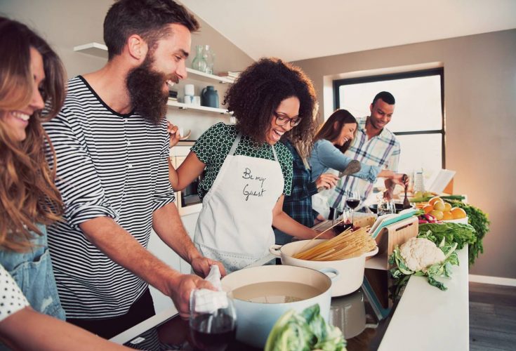 cours de cuisine en équipe team building