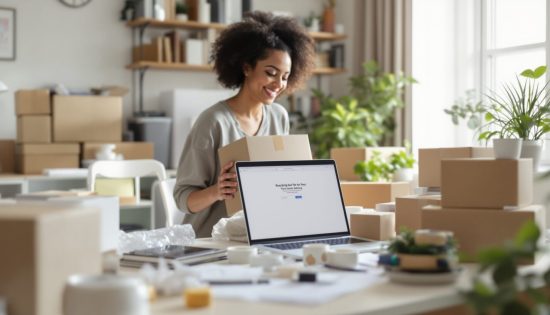 travailler à domicile emballage