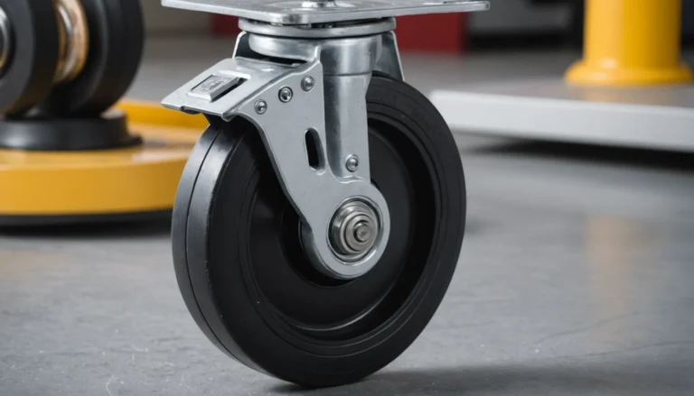 roulette pivotante à frein