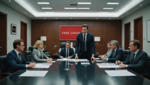 faire un faux contrat de travail risque