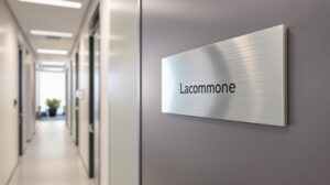 plaque de porte entreprise