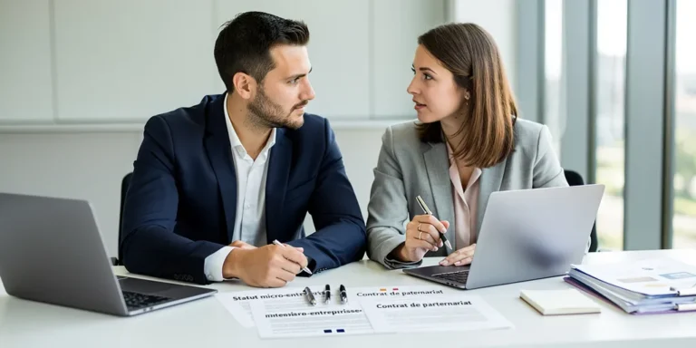 micro entreprise associé
