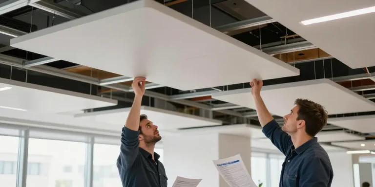 faux plafond bureau prix