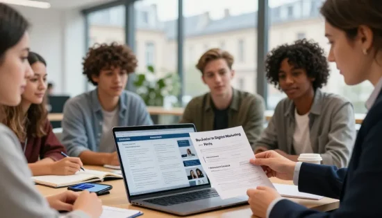 bachelor marketing digital paris