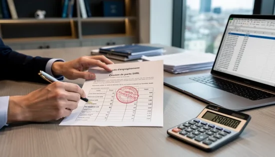 droits d'enregistrement cession de parts sarl