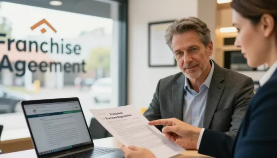 définition magasin franchisé