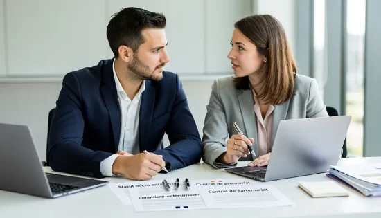 micro entreprise associé